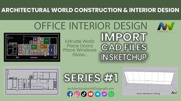 Importing CAD FILES into SketchUp Series # 01
