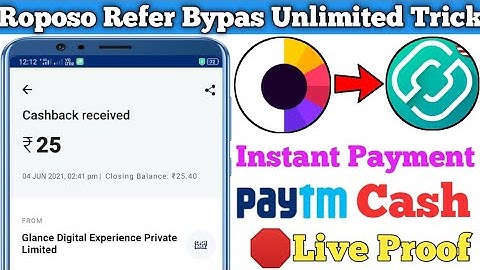 🤑🤑Roposo App USA Number Refer Bypas Unlimited Trick Trick Earn ₹25+₹25 Instant Payment Live Proof