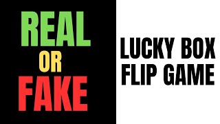 Lucky Box Flip Game Real Or Fake | Lucky Box Flip Game Withdrawal |  Review