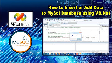 How to Insert Data to MySql Database using VB.Net