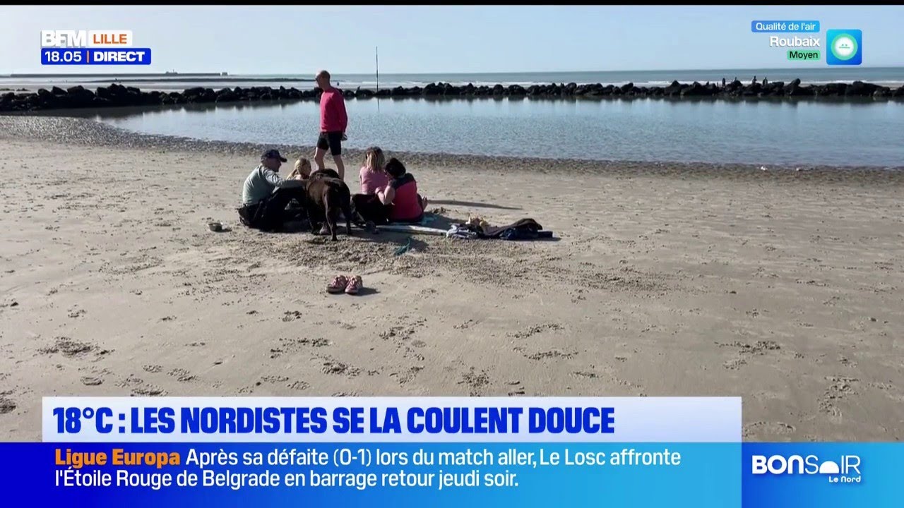 Jusqu'à 18 degrés sur la Côte d'Opal aujourd'hui !