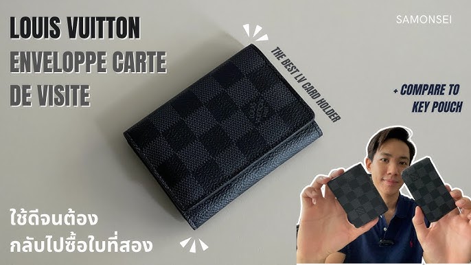 Louis Vuitton Damier Ebene Cartes de Visite Card Wallet