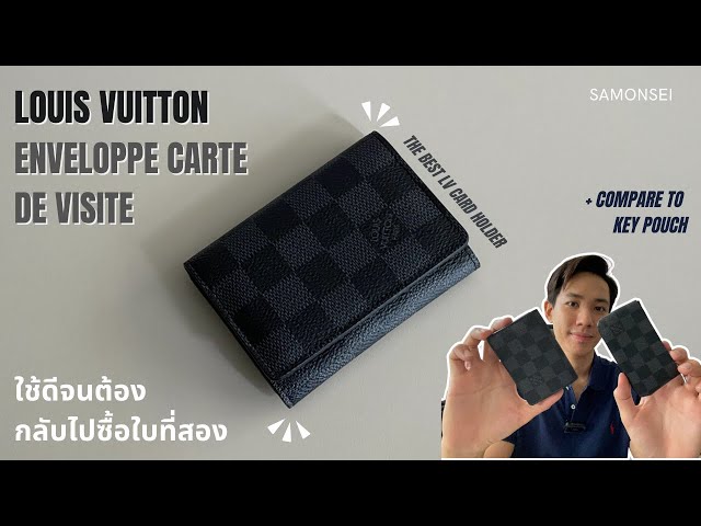 Louis Vuitton Enveloppe Carte de visite : ที่สุดของ LV Card holder  ใช้ดีจนต้องกลับไปซื้ออีก 