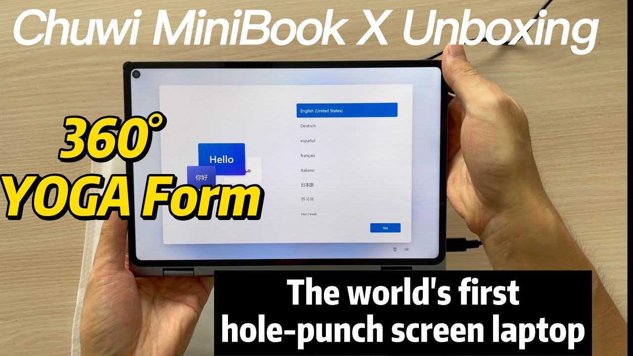 CHUWI MiniBook X Notebook PC .5" 2K Screen Celeron N GB