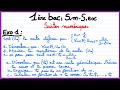 1ère bac S.ex et Sm : les suites numériques  - Exercice 1 de synthèse (تمرين شامل)