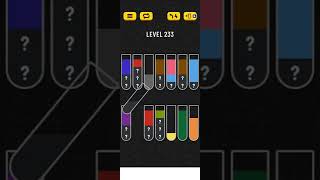 Water sort puzzle level 233