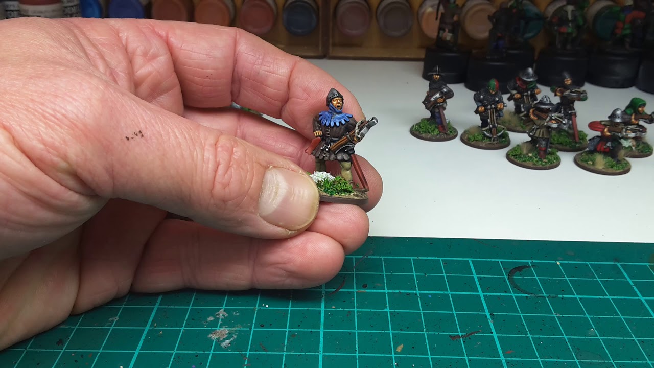 28mm crossbowmen by Front Rank.