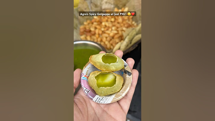 Agra’s Famous Golgappe😋🥵 at just ₹10/- #shorts #golgappa #indianstreetfood