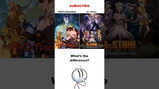 Hell’s Paradise vs Dr. Stone #shorts
