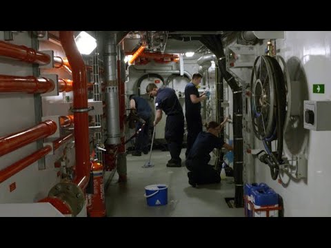 Film backdrop image for Aircraft Carrier Crew Face a Myriad of Risks Below Deck (2020)