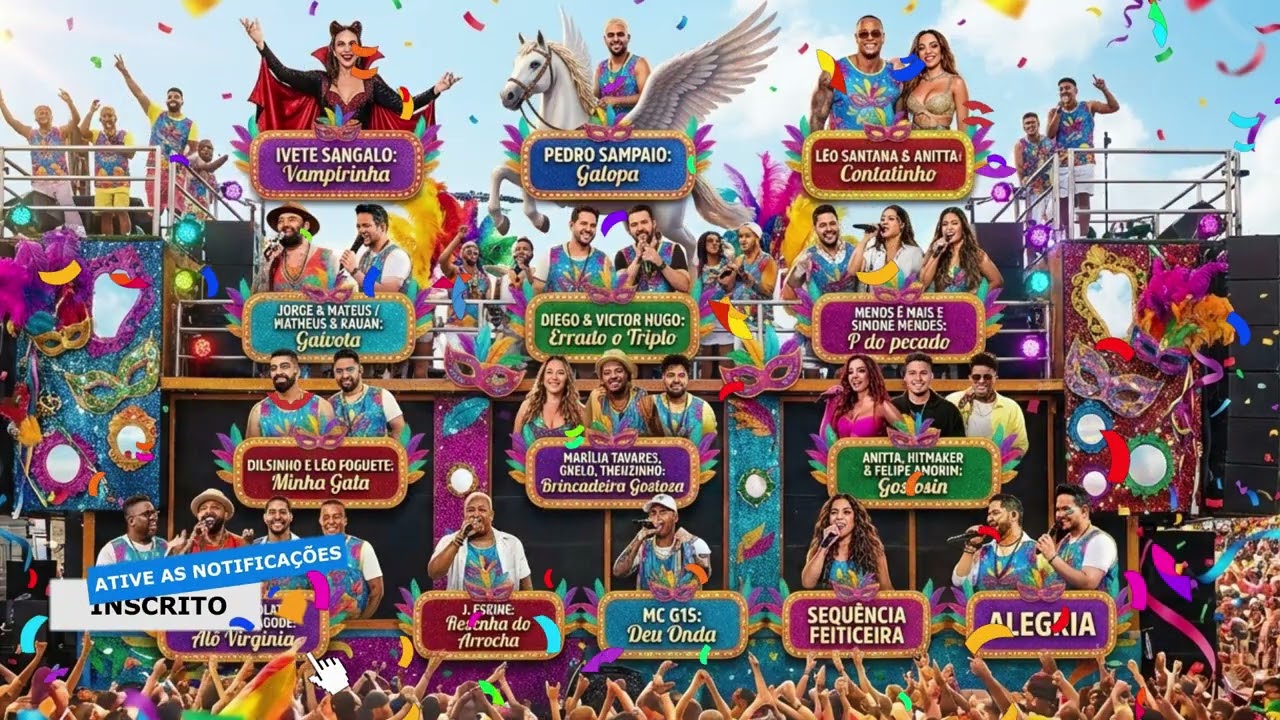 CARNAVAL 2026: As Melhores do Ano em Versão Axé (Coletânea)