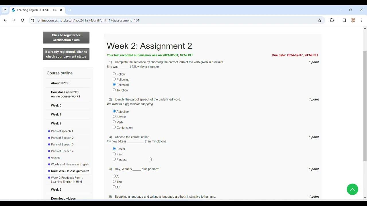 Learning English In Hindi Solution Week 02 Assignment 02 NPTEL learning-english-in-hindi-solution-week-02-assignment-02-nptel