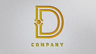 Eye - Catching D Letter Logo Design Easy Adobe Illustrator Tutorial