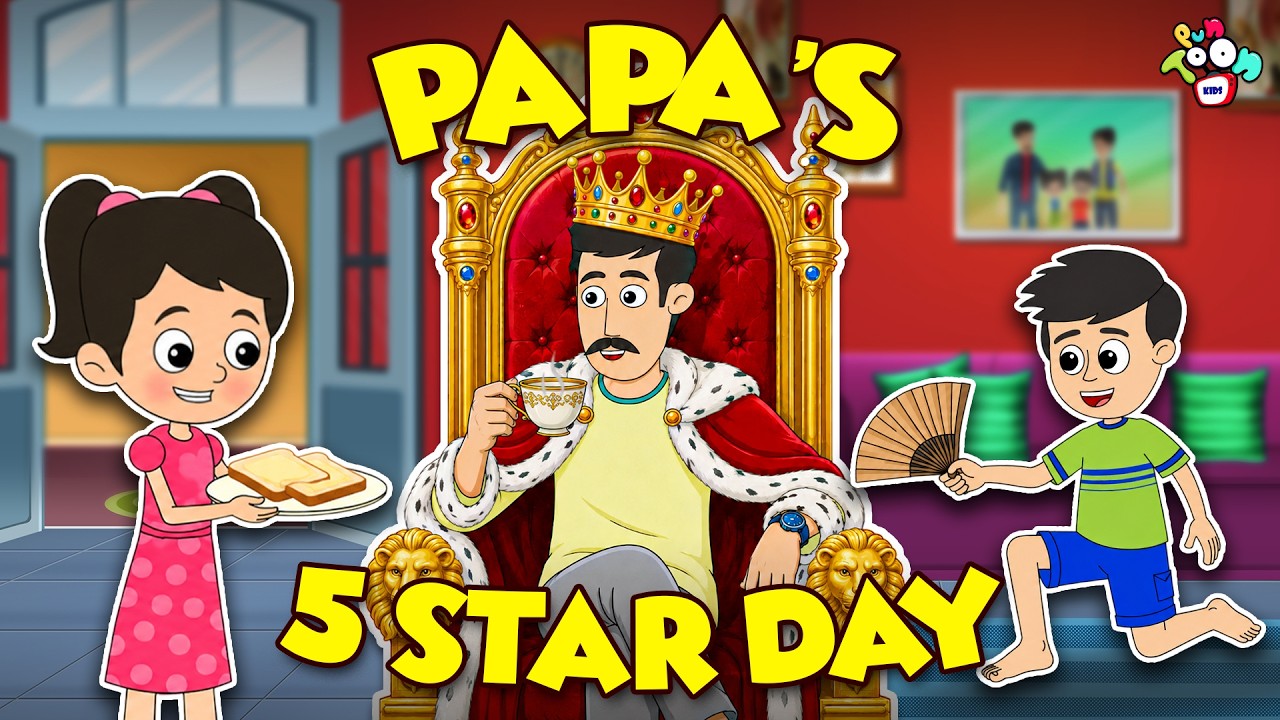 Papa Ko Mila 5 Star Treatment | Father's Day Special | Hindi Kahani | Cartoon | PunToon kids Hindi