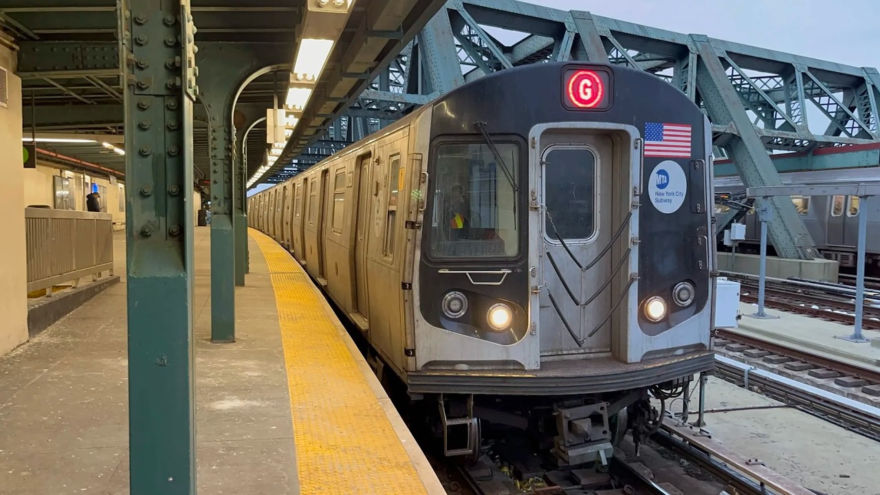 [RARE] MTA NYCT: R160A Alstom (G) Departing Smith-9th Sts - YouTube