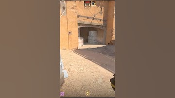 HE For Broke Smoke Doors On Mid On Dust 2 In CS2 #cs2 #shorts