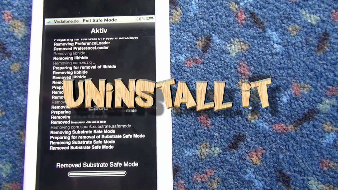 Exit Safe mode on iPhone YouTube