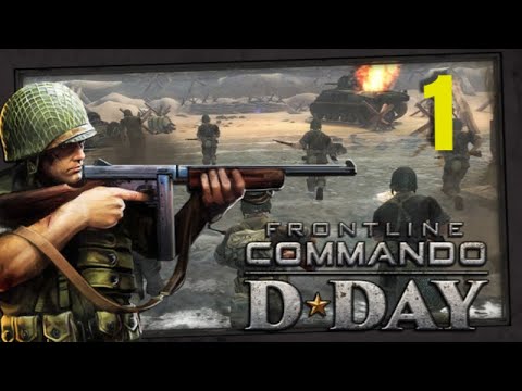 Frontline Commando: D-Day Walkthrough Level 1-5 (Revisited)