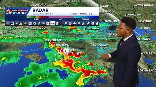 Tracking Storms: Louisiana's weather forecast brings strong to severe storms the rest of the evening
