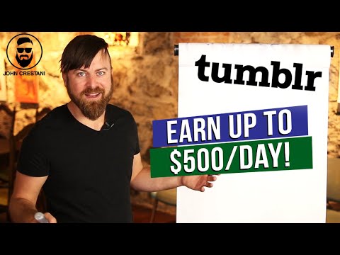 Make $100 Per Day on Tumblr™ WITHOUT Blogging | Make Money Online Affiliate Marketing Work At Home