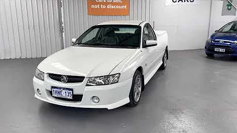 2006 Holden VZ Commodore Thunder S Utility Manual
