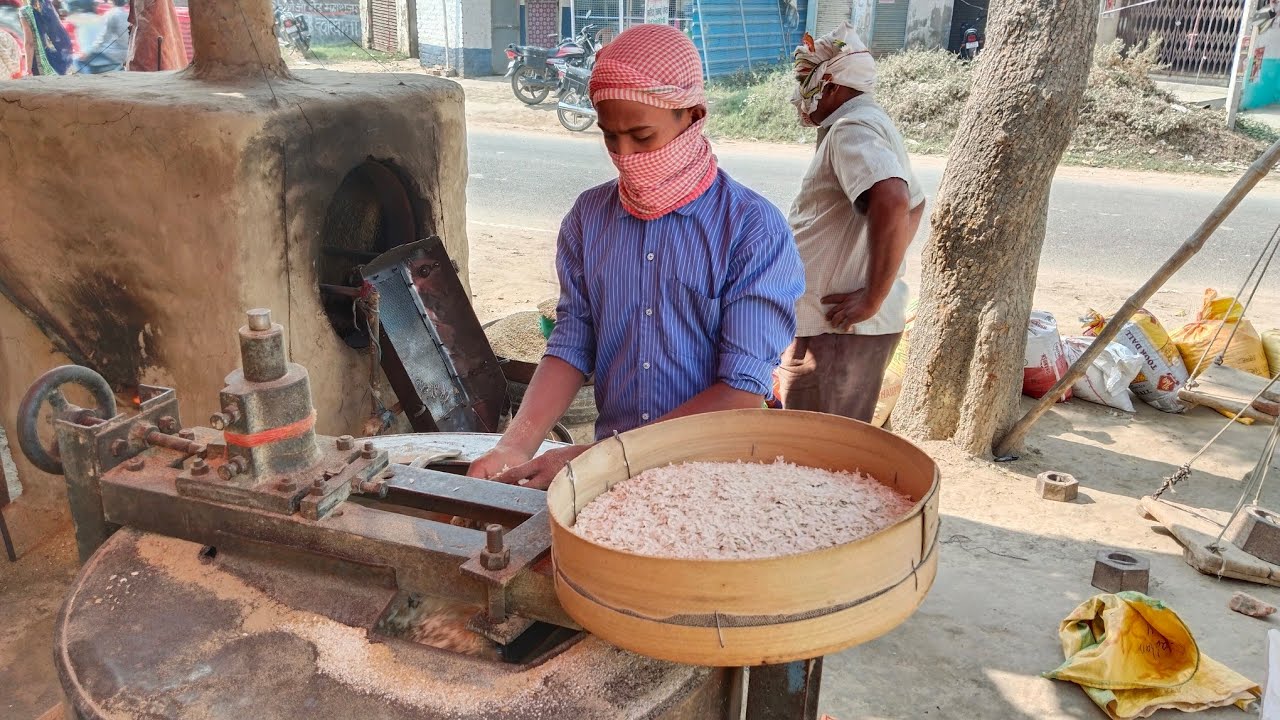Chura Kaise Banta Hai How To Make Rice Flakes Chura Mahine Kaisi