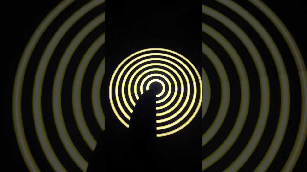 DC motor amazing LED light .