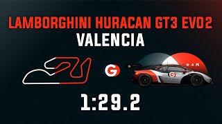 Valencia 1:29.2 - Lamborghini Huracan GT3 EVO2 - GO Setups | ACC 1.9.5