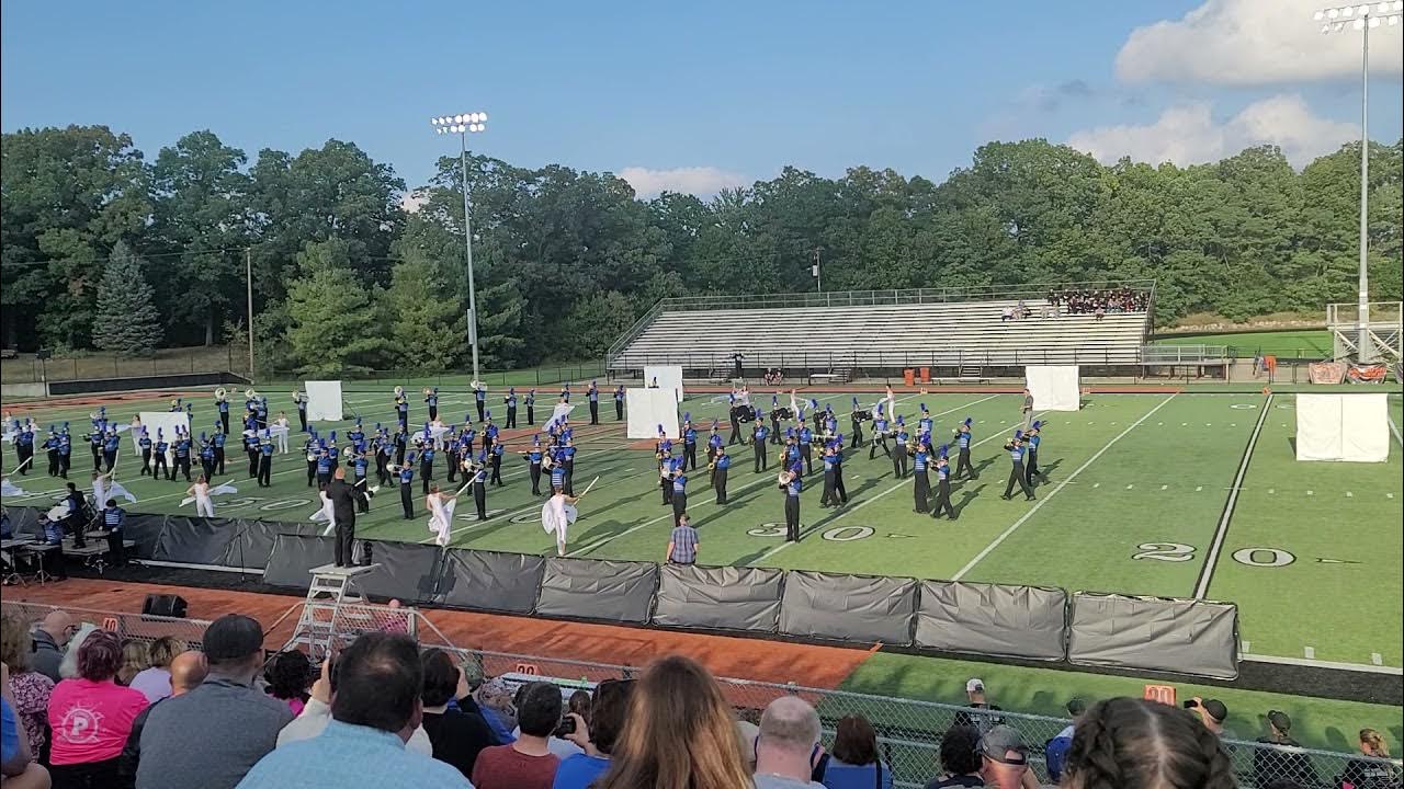 Plainwell Highschool Marching Band at Belding Invitational. 10/9/2021