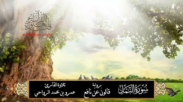 سورة النمل برواية قالون عن نافع المدني || تلاوة القارئ عمرو بن محمد الرواحي