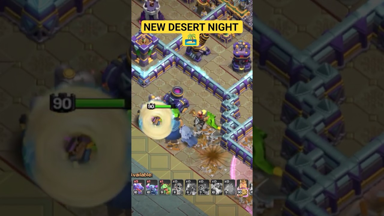 New Desert Night Best King Skin 🤩 Dune Dustup Event Clash of Clans 