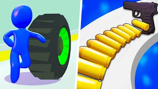 Level Up Rolling Turbo Stars - Rival Racing 3D vs Bullet Stack - 1⭐Android Walkthrough Gameplay