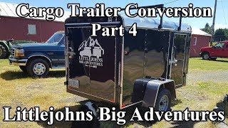 Cargo Trailer Conversion Build Part 4 - Electrical, Painting & Counters