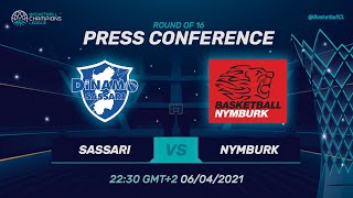 Dinamo Sassari v ERA Nymburk - Press Conference
