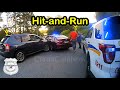 Police Apprehend Hit-and-Run Suspect Fleeing Accident Scene