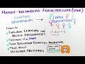 Hardy-Weinberg Equilibrium and Allele Frequencies in Population Genetics