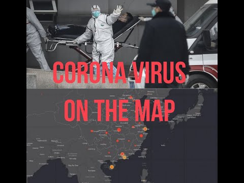 corona virus on the  map, კორონა ვირუსი