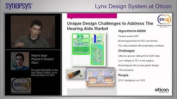 Synopsys Lynx Design System at Oticon