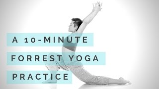 10-minute Beginner Forrest Yoga Practice - Sun Salutations & Core screenshot 5