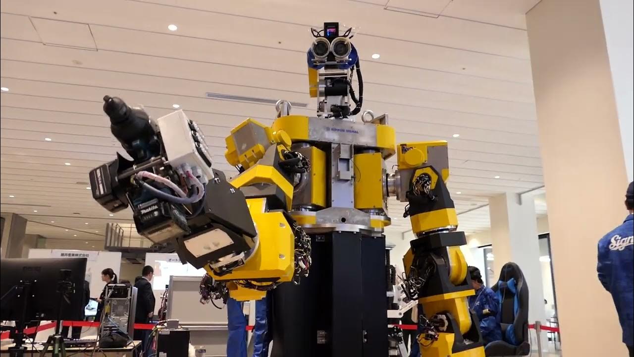 日本信号 多機能鉄道重機+アタッチメント ROBOMECH2024 YouTube