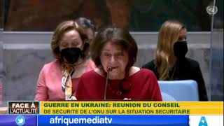 GUERRE EN UKRAINE: REUNION DU CONSEIL DE SECURITE DE L'ONU SUR LA SITUATION SECURITAIRE