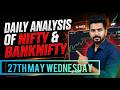 Pre Market తెలుగులో 27th Wednesday Nifty | Sensex | Bank Nifty #Live #trading #nifty #banknifty