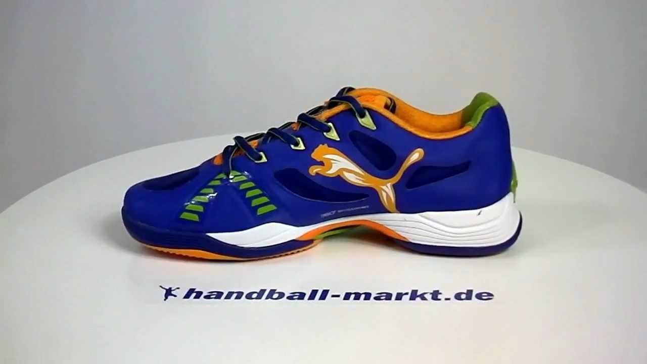 Puma Handballschuhe Damen Accelerate 6 spectrum blue YouTube