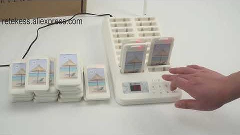 sistema de llamada inalámbrico retekess td172 restaurant pager