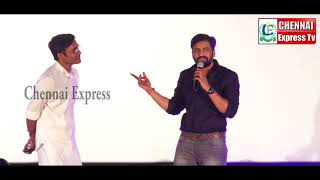 Santhanam funny speech Teasing Dhanush Sakka Podu Podu Raja Audio Launch | Chennai Express Tv