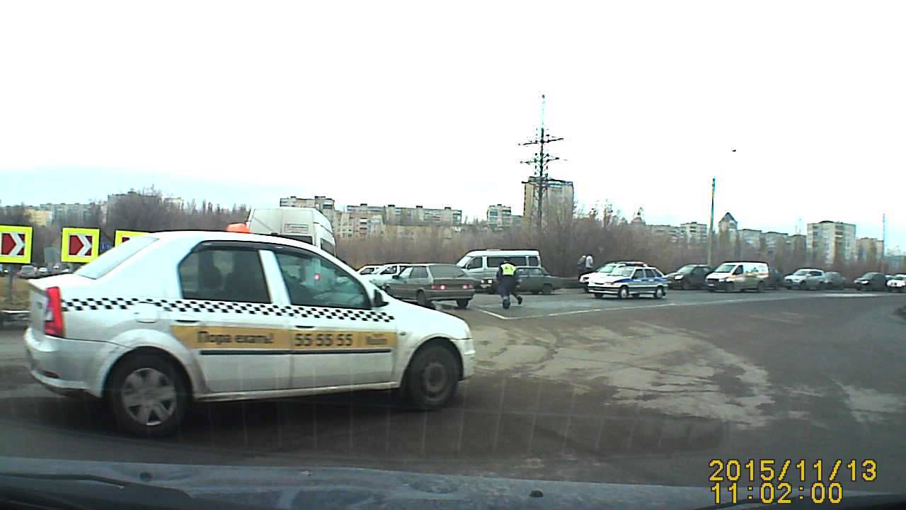 Наезд на машину