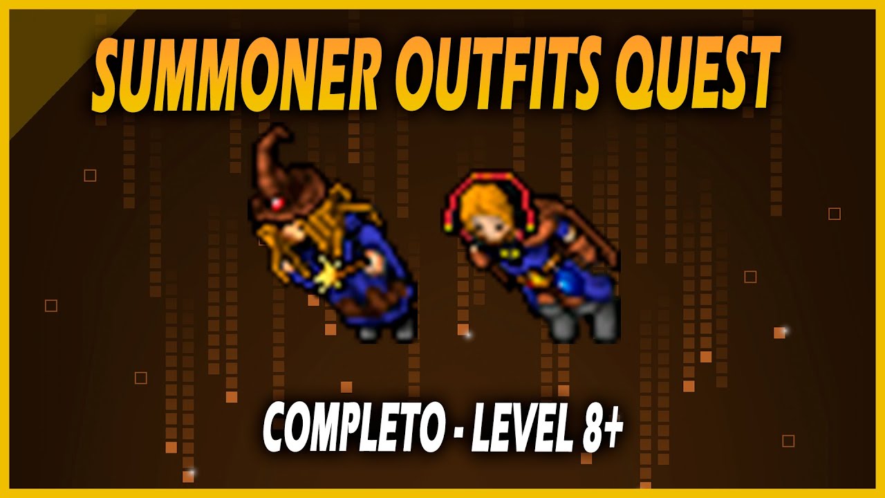 [TIBIA] SUMMONER OUTFITS QUEST SUMMONER OUTFIT MALE