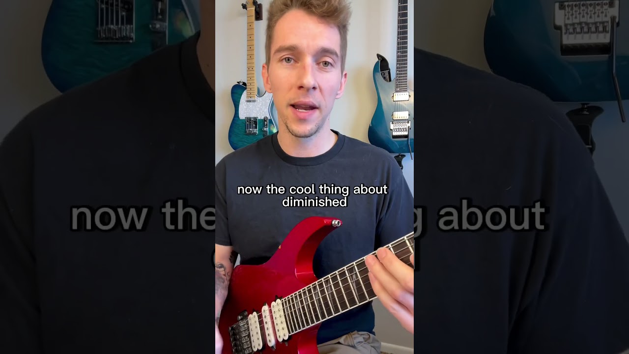 How to play a diminished arpeggio on guitar