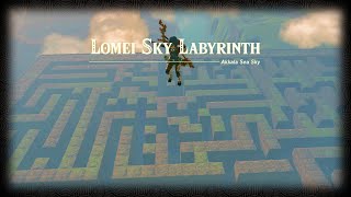 How to get to the floating Lomei Labyrinth from ground level in under 5 minutes [Totk]