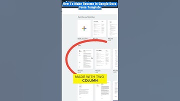 Create Your Resume Lightning-Fast! ⚡️ #GoogleDocs #Shorts #doctutorials #tutorial
